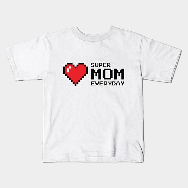 super mom everyday Kids T-Shirt by Giraroad